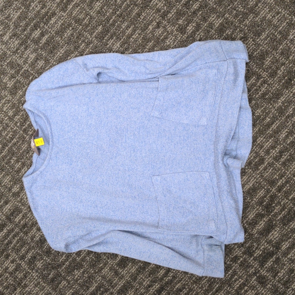 Rumi + Ryder Girls Blue Sweater with Pockets (4-5)